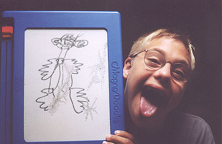 Trevor France with self-Portrait